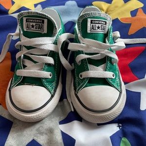 Green Converse Sneakers